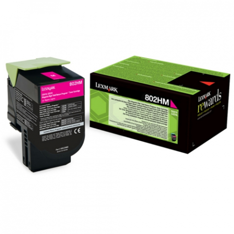 Cartuse & Tonere - Cartus toner Lexmark 802HME Magenta Corporate cap. mare 80C2HME