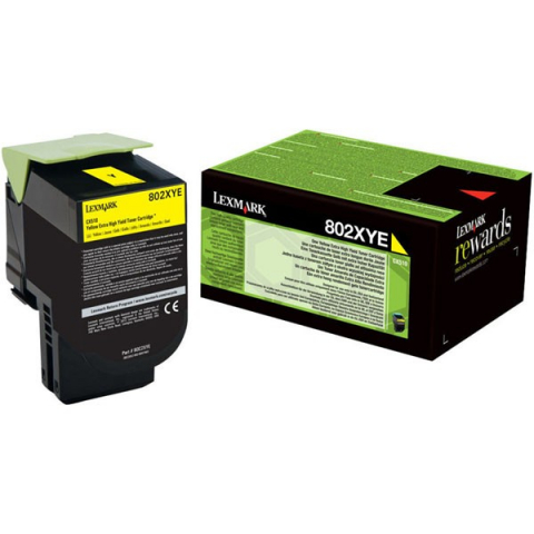 Cartuse & Tonere - Cartus toner Lexmark 802HYE Yellow Corporate cap. mare 80C2HYE