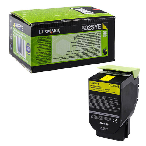 Cartus Toner - Cartus toner Lexmark 802SYE Yellow Corporate 80C2SYE
