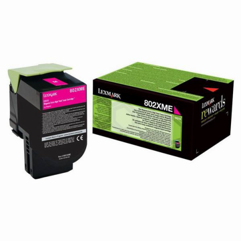 Cartus Toner - Cartus toner Lexmark 802XME Magenta Corporate cap. mare 80C2XME