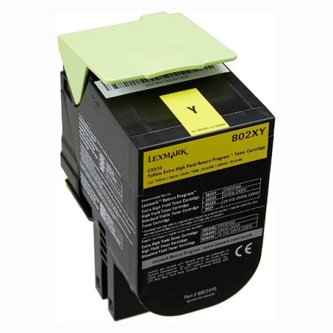 Cartuse & Tonere - Cartus toner Lexmark 802XY Yellow Return Program cap. mare 80C2XY0