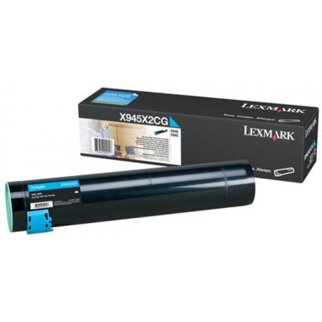Cartuse & Tonere - Toner Lexmark X945X2CG, albastru (cyan), original, 22000 pagini