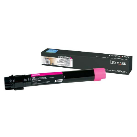 Îmi cunosc consumabilul - Cartus toner Lexmark Magenta cap. mare C950X2MG