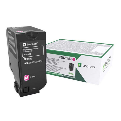 Cartus Toner - Cartus toner Lexmark Standard Magenta Return 75B20M0