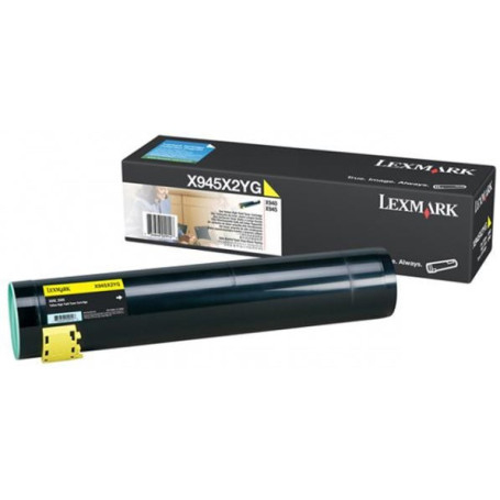 Cartuse & Tonere - Toner Lexmark X945X2YG, galben (yellow), original, 22000 pagini