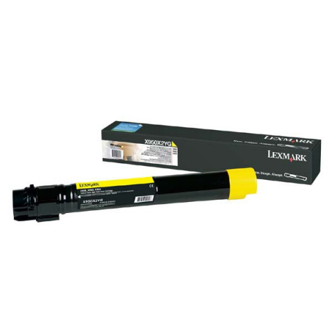 Cartus Toner - Toner Lexmark X950X2YG, Original, Yellow (Galben), 22k pagini pentru X950de , X950de Statoil ,X950dhe , X952de , X952dhe , X952dte , X954de , X954dhe