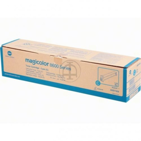 A0 - Toner Konica Minolta A0D7453, cyan (albastru), original, 20000 pagini