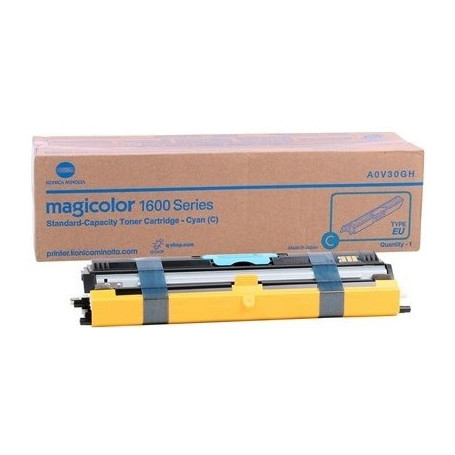 Cartus Toner - Toner Konica Minolta LM-1600C, albastru (cyan), original, 2500 pagini