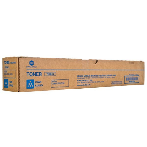 Cartus Toner - Toner Konica Minolta TN-324C (cyan), original, 26000 pagini, pentru C258, C308, C368