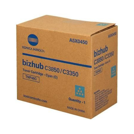 Cartus Toner - Toner Konica Minolta TNP-48C albastru (Cyan Toner Cartridge), original, 10.000 pagini