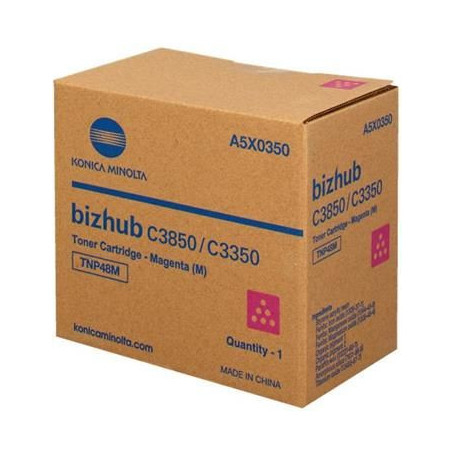 Cartus Toner - Toner Konica Minolta TNP-48M (A5X0350), roz (magenta), original, 10000 pagini