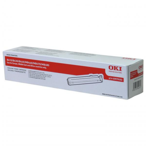 Cartuse & Tonere - Toner OKI B410/B430/B440, negru (black), original, 3.500 pagini