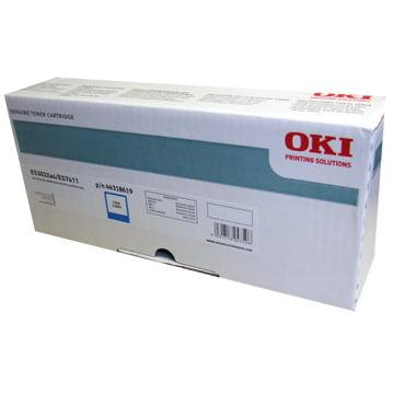 Cartuse & Tonere - Toner OKI 44318619, cyan (albastru), original, 11.500 pagini