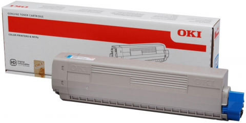 Cartuse & Tonere - Toner OKI C841, cyan (albastru), original, 10000 pagini