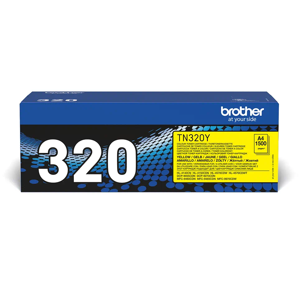Toner Brother TN-320Y, galben (yellow), original, 1500 pagini