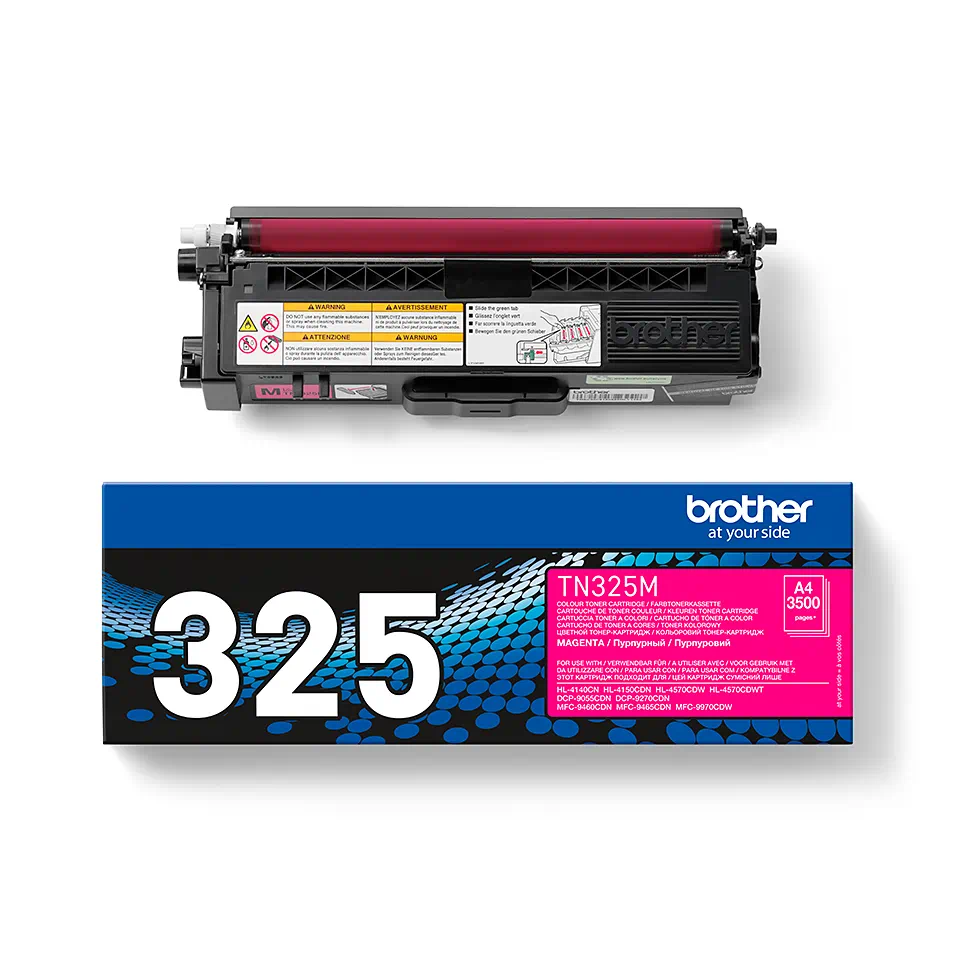 Toner Brother TN-325M, roz (magenta), original, 3500 pagini [2]