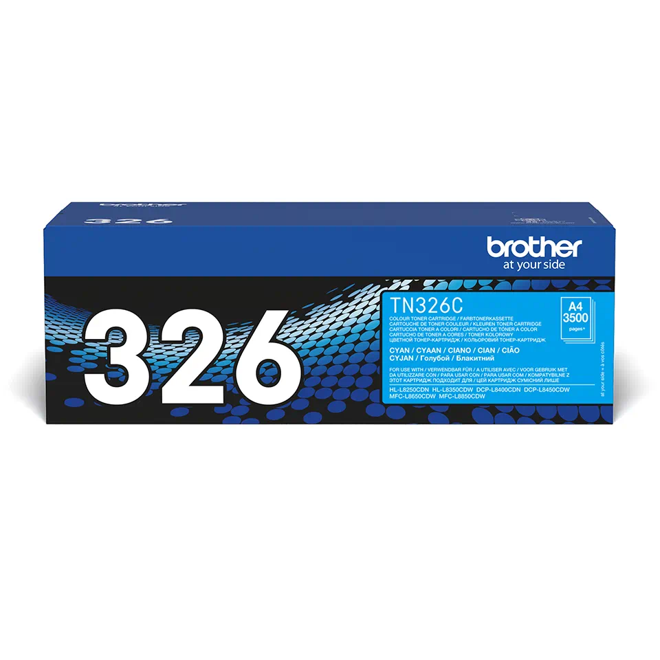 Toner Brother TN-326C, albastru (cyan), original, 3500 pagini [0]