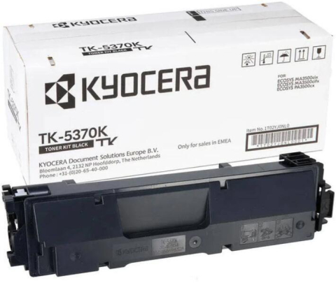 Tonere - Cartus toner original Kyocera TK-5370K Negru, 7.000 pagini (Kyocera ECOSYS MA3500cifx / MA3500cix / PA3500cx) - KYOCERA