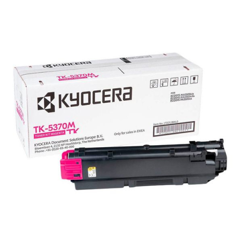 Tonere - Cartus toner original Kyocera TK-5370M Magenta / Rosu, 5.000 pagini (Kyocera ECOSYS MA3500cifx / MA3500cix / PA3500cx) - KYOCERA