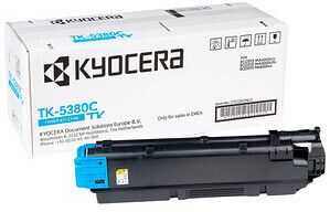 Cartus Toner Original Kyocera TK-5380C Cyan, 10.000 Pagini, pentru Seria ECOSYS MA/PA