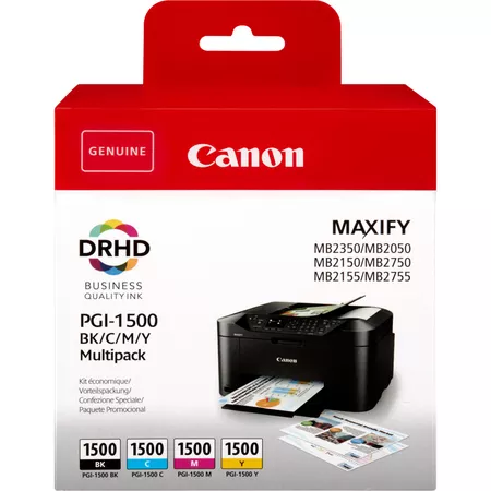 Maxify - Set cartuse cerneala Canon B+C+M+Y PGI-1500XL
