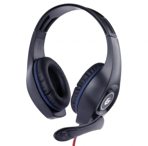 Casti gaming Gembird cu microfon albastru-negru [1]