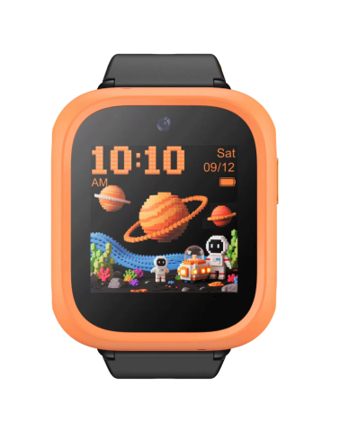 NOD_products - Ceas SmartWatch pentru copii TCL Kids Watch K5, 1.4", 4G, GPS, IP68, Camera 2MP, Dark Orange