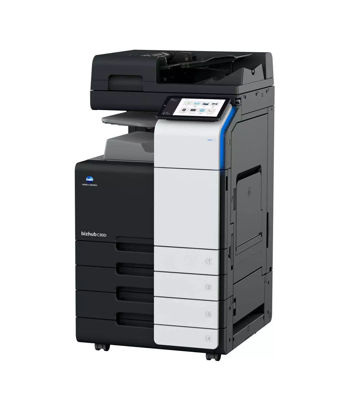 Multifunctionala Konica Minolta Bizhub C300i, Laser, Color, A4/A3, 30ppm duplex, RADF, 1200x1200dpi, USB, retea, Wi-Fi [1]