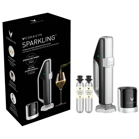 CORAVIN Sparkling Wine Preservation System - Black/Silver - new [10]