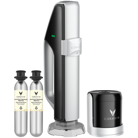 Other - CORAVIN Sparkling Wine Preservation System - Black/Silver - new