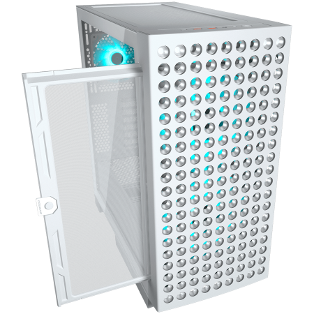 COUGAR AIRFACE ECO RGB PC Case, Mid Tower, White [2]