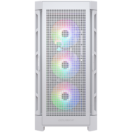COUGAR AIRFACE PRO RGB PC Case, Mid Tower, White [4]