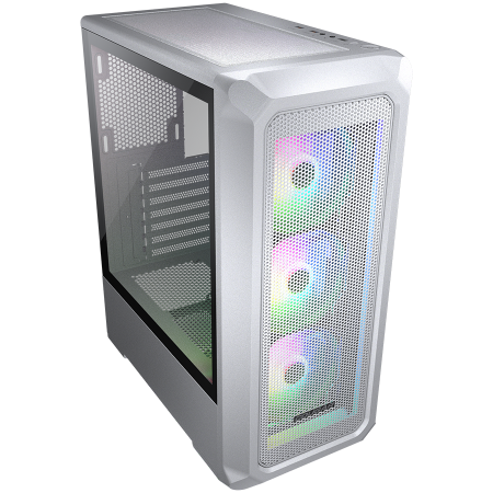 COUGAR Archon 2 Mesh RGB PC Case, Mid Tower, White [2]