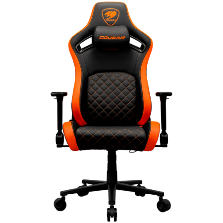 Jocuri si multimedia - COUGAR DEFENSOR F Gaming chair, Black Orange