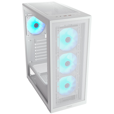 COUGAR MX220 RGB PC Case, Mid Tower, White [1]