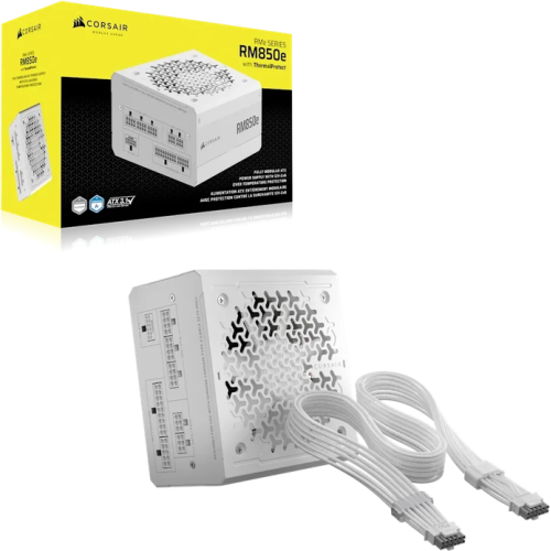 Surse - Sursa de alimentare Corsair RM850e 850W ATX White - CORSAIR