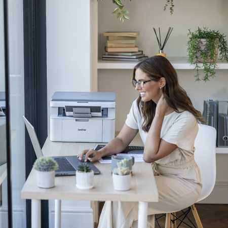 Echipamente OPB - Brother DCP-L1630W, multifuncțional laser, monocrom, compact