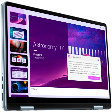 Dell 14 Plus 2in1,14.0" 16:10FHD+(1920x1200)Touch 300nits,Intel Core Ultra 9 288V(8cores/5.1GHz),32GB(onboard)8533MT/s,1TB TLC SSD,Intel Arc Graphics,BE201 Wi-Fi 7(2x2)+BT,Backlit Kb,FGP,4cell 64WHr,W [2]