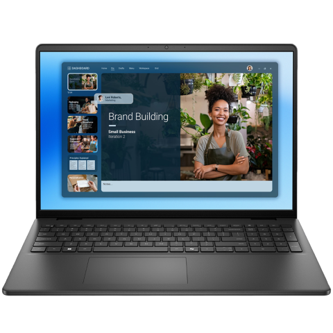 NOTEBOOKS - Dell 16,16" 16:10 FHD+(1920x1200)AG No-Touch 300nits,Intel Core 5 120U(10Cores,up to 5.0GHz),16GB(2x8)5200MT/s DDR5,1TB(M.2)PCIe NVMe SSD,Intel Graphics,RTL8852BE Wi-Fi 6(2x2)802.11ax+BT,Backlit Kb,FG