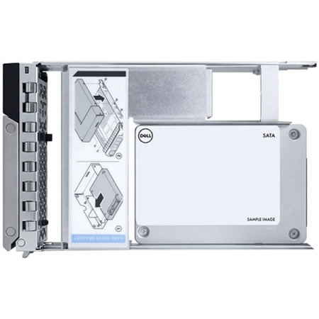 SSD Interne - Dell - 480GB SSD SATA Read Intensive 6Gbps 512e 2.5in with 3.5in HYB CARR , CUS Kit