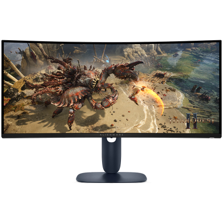 Monitoare\ Televizoare - DELL Alienware 34 Curved Gaming Monitor AW3425DWM, 34" WQHD 3440x1440 at 180Hz, 21:9, 95% DCI-P3 (CIE 1976), 1 ms, 400 cd/m2(peak), 3000:1, 1.07 billion colours, 178/178, 2xHDMI, DP 1.4, USB 5Gbps Typ