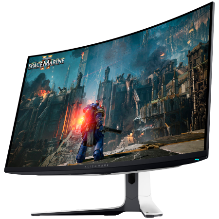 Dell Alienware AW3225QF Gaming Monitor, 32"(31.6") QD OLED UHD 3840x2160 240Hz AR, 1000 cd/m2 (HDR peak), 1m:1, 0.03ms, 178/178, 1xDP 1.4, 2xHDMI 2.1, 1xUSB Type-B up, 2xUSB Type-A down, 1xUSB Type-C  [1]