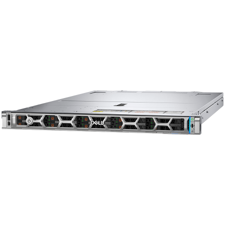 Servere, Storage & UPS - Dell PowerEdge R470 Rack Server,Intel Xeon 6 Performance 6507P 3.5G(8C/16T),32GB 6400MT/s RDIMM,480GB SSD SATA RI(8x2.5''HDD SAS/SATA),PERC H965i,iDRAC10 Ent 17G,1U Std Bezel,Ethernet E610-XAT2 Dual P