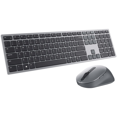 Periferice & Accesorii - Dell Premier Multi-Device Wireless Keyboard and Mouse - KM7321W - US International (QWERTY)