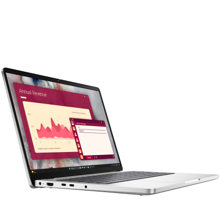 Dell Pro 14,14"FHD+(1920x1200)300nits 45% NTSC,Intel Core Ultra 5 235U(12cores/4.9GHz)vPro,16GB(1x16)5600MT/s,512GB SSD,Integrated Intel Graphics,Wi-Fi 6E AX211(2x2)+BT 5.3,Backlit Kb,FGP,3cell 55WHr, [1]