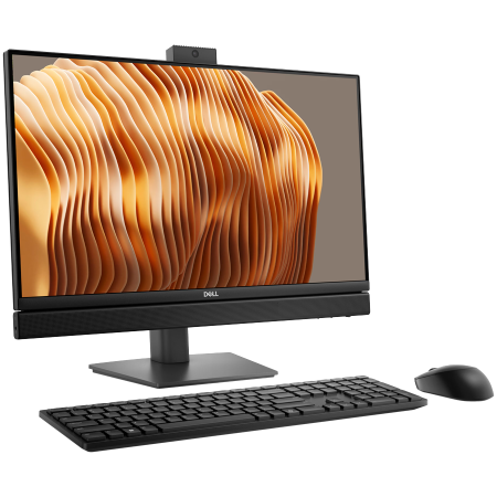 Dell Pro 24 AIO,23.81"FHD(1920x1080)NO-Touch,Intel Core Ultra 7 265(20cores,up to 5.3GHz)vPro,16GB(1x16)5600MT/s DDR5,512GB SSD,Integrated Graphics,Wi-Fi 6E(2x2)802.11ax&BT,Dell Pro Kb&Mouse-KM5221W,B [1]