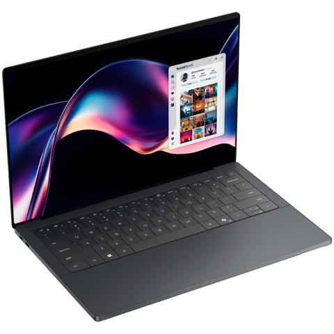 Dell XPS 14,14.0" 2.8K Touch 20-120Hz OLED 400 nits,Intel Core Ultra X7 358H(18MB/4.8GHz),64GB LPDDR5x 7467MT/s,2TB(M.2)PCIe NVMe SSD,Intel Arc Graphics,Wi-Fi 7 2230(2x2)+BT6,Graphite Backlit Keyboard [1]