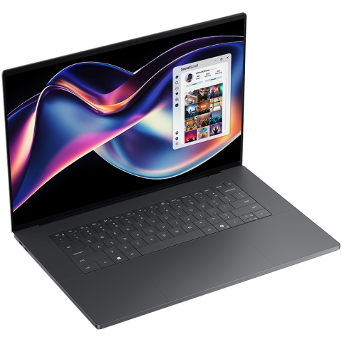 Dell XPS 16,16.0" 3.2K Touch 20-120Hz OLED 400 nits,Intel Core Ultra X7 358H(18MB/4.8GHz),64GB LPDDR5x 9600MT/s,2TB(M.2)PCIe NVMe SSD,Intel Arc Graphics,Wi-Fi 7 2230(2x2)+BT6,Graphite Backlit Keyboard [2]