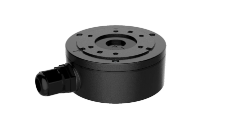 NOD_products_tech - Doza conexiune camere Hikvision DS-1280ZJ-XS(Black); aluminiu, dimensiuni: Φ100 x 43.2 x 129mm, greutate: 320g, compatibil cu: camera Dome si Bullet.