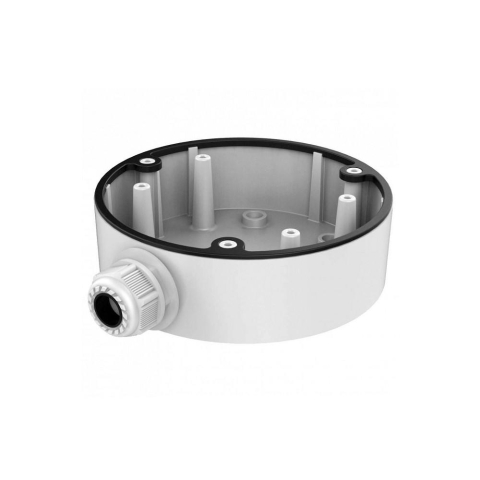 NOD_products_tech - Doza conexiuni Hikvision DS-1280ZJ-DM46, material aliaj de aluminiu, dimensiuni: Ø 120 mm x 37.2 mm, greutate: 250 g